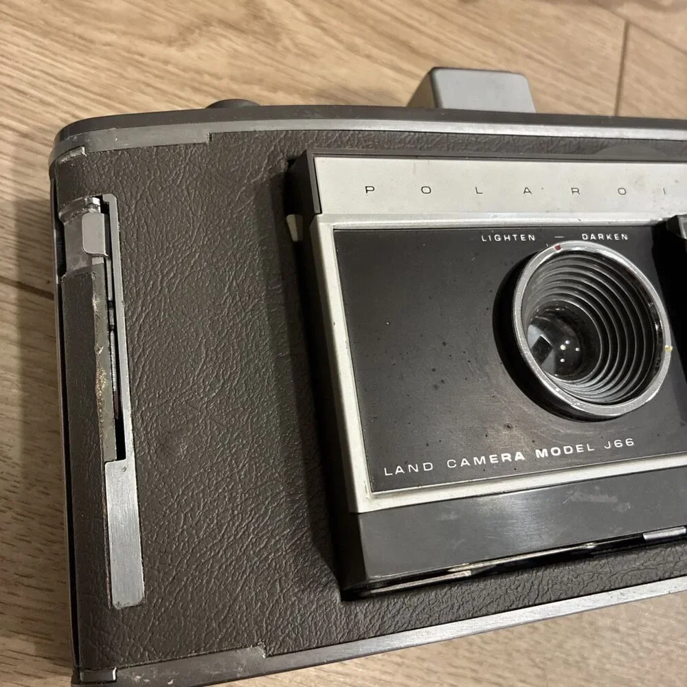 Vintage Polaroid Model J66 Electric Eye Land Camera Kit Original Case UNTESTED